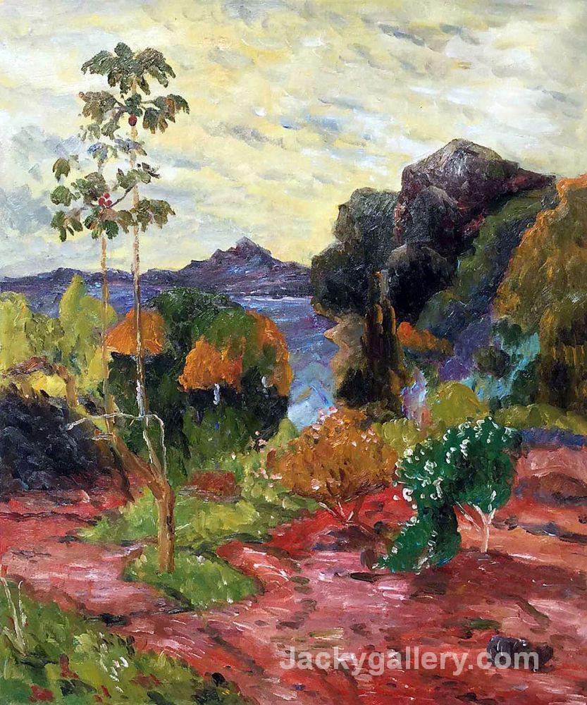 Martinique Landscape by Paul Gauguin paintings reproduction